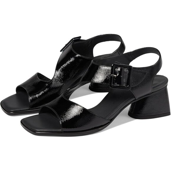 🆕PAUL GREEN Tanya Slingback Block Heel Sandal Pump Shoes 8.5 Black - Picture 1 of 15